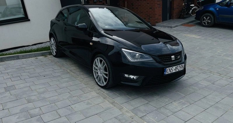 Seat Ibiza cena 28700 przebieg: 204000, rok produkcji 2012 z Limanowa małe 379